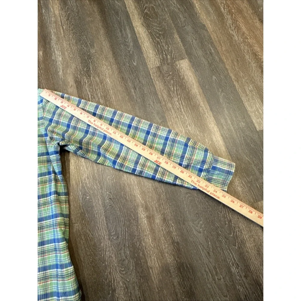 Polo Ralph Lauren Men's Large Custom Fit Long Sleeve Button Down Shirt Plaid
